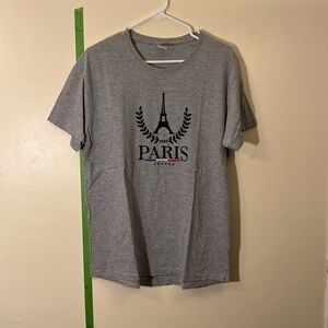 Vintage Paris Embroidered T Shirt Sz XL